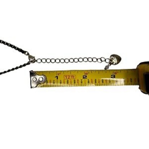 Betsey Johnson Layered Necklace Spider Web Rose Rhinestone - Picture 8 of 11